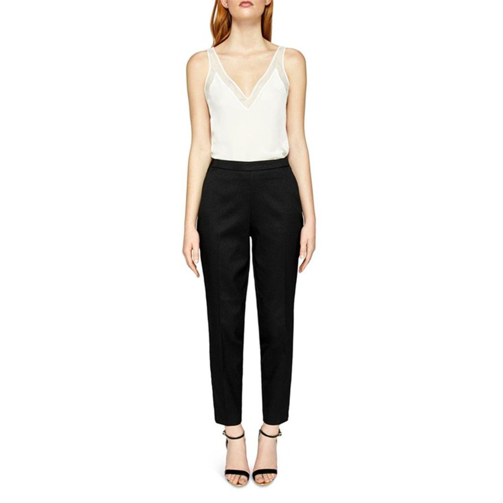Ted Baker Miraat Textured Tailored Pants Black 2